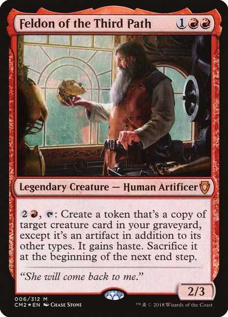 Feldon of the Third Path - Commander Anthology Volume II Magic: The Gathering trading card