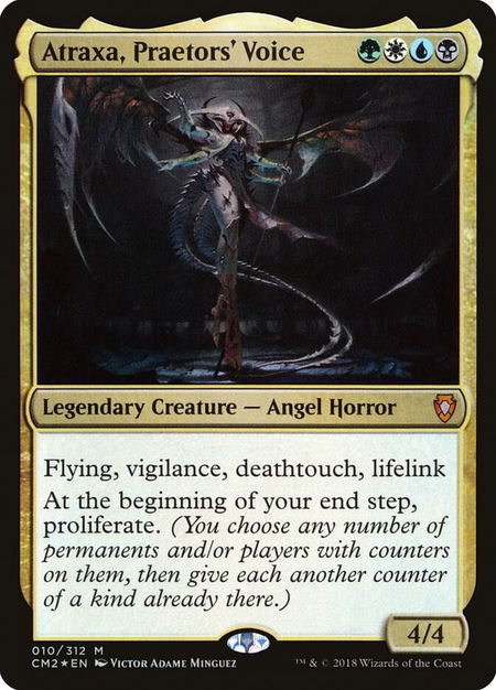 Atraxa, Praetors' Voice - Commander Anthology Volume II Magic: The Gathering trading card
