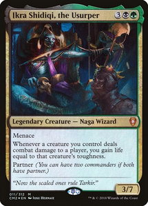 Ikra Shidiqi, the Usurper - Commander Anthology Volume II (CM2) #11 - Mythic Rare Magic: The Gathering Trading Card