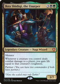 Ikra Shidiqi, the Usurper - Commander Anthology Volume II (CM2) #11 - Mythic Magic: The Gathering Trading Card