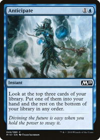 Anticipate - Core Set 2019 (M19) #44 - Common Magic: The Gathering Trading Card