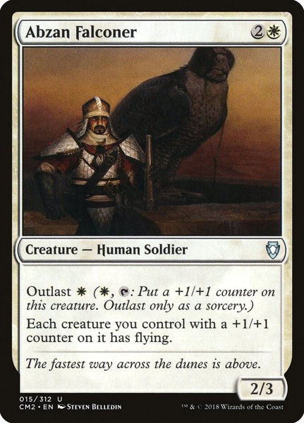 Abzan Falconer trading card from Commander Anthology Volume II Abzan Falconer - Commander Anthology Volume II Magic: The Gathering trading card