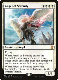 Angel of Serenity - Commander Anthology Volume II (CM2) #16 - Mythic Magic: The Gathering Trading Card