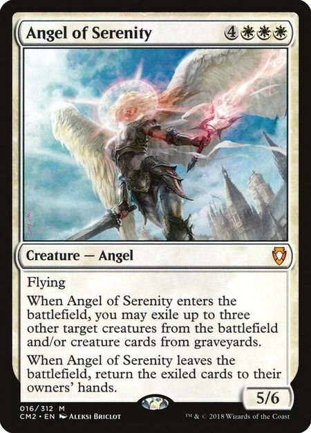 Angel of Serenity - Commander Anthology Volume II Magic: The Gathering trading card