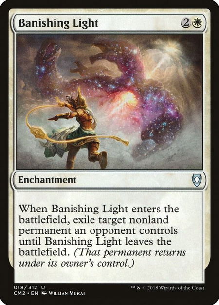 Banishing Light - Commander Anthology Volume II Magic: The Gathering trading card