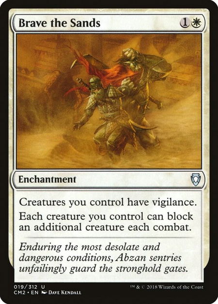 Brave the Sands - Commander Anthology Volume II Magic: The Gathering trading card