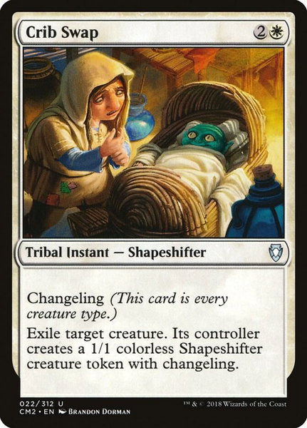 Crib Swap trading card from Commander Anthology Volume II Crib Swap - Commander Anthology Volume II Magic: The Gathering trading card