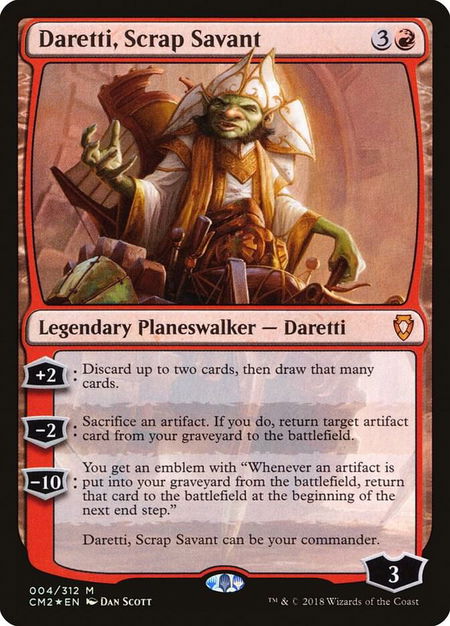 Daretti, Scrap Savant - Commander Anthology Volume II Magic: The Gathering trading card