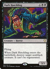 Dark Hatchling - Commander Anthology Volume II (CM2) #61 - Rare Magic: The Gathering Trading Card