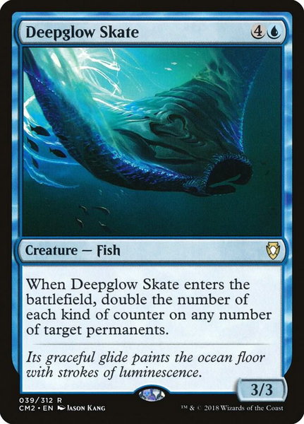 Deepglow Skate trading card from Commander Anthology Volume II Deepglow Skate - Commander Anthology Volume II Magic: The Gathering trading card