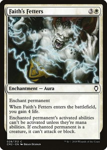 Faith's Fetters - Commander Anthology Volume II (CM2) #28 - Common Magic: The Gathering Trading Card