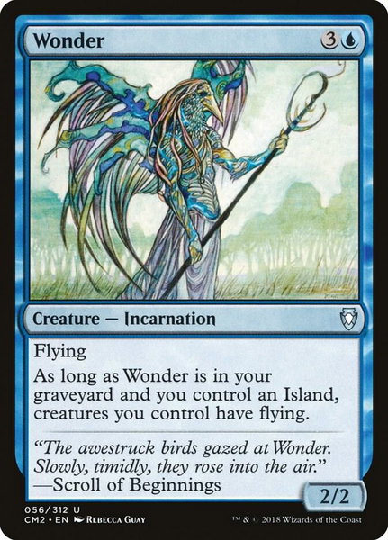 Wonder trading card from Commander Anthology Volume II Wonder - Commander Anthology Volume II Magic: The Gathering trading card