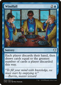 Windfall - Commander Anthology Volume II (CM2) #55 - Uncommon Magic: The Gathering Trading Card