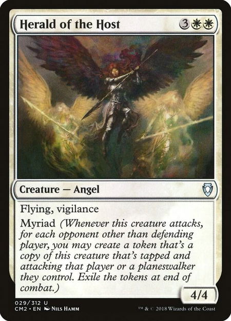 Herald of the Host - Commander Anthology Volume II Magic: The Gathering trading card