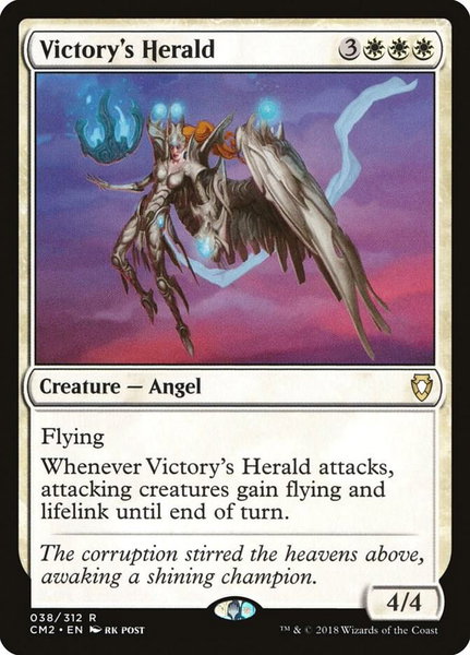Victory's Herald trading card from Commander Anthology Volume II Victory's Herald - Commander Anthology Volume II Magic: The Gathering trading card