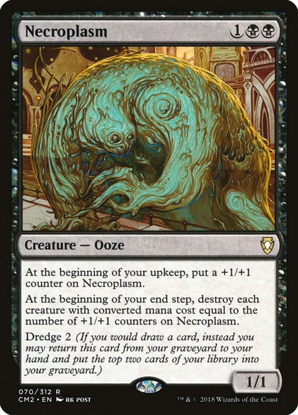Necroplasm trading card from Commander Anthology Volume II Necroplasm - Commander Anthology Volume II Magic: The Gathering trading card