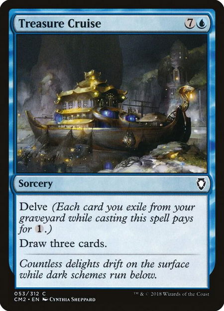 Treasure Cruise - Commander Anthology Volume II Magic: The Gathering trading card