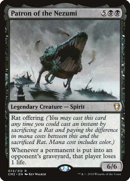 Patron of the Nezumi trading card from Commander Anthology Volume II Patron of the Nezumi - Commander Anthology Volume II Magic: The Gathering trading card