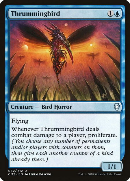 Thrummingbird - Commander Anthology Volume II Magic: The Gathering trading card