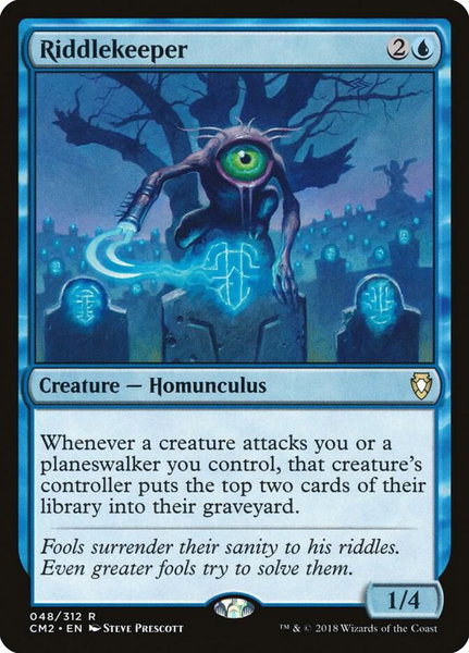 Riddlekeeper trading card from Commander Anthology Volume II Riddlekeeper - Commander Anthology Volume II Magic: The Gathering trading card