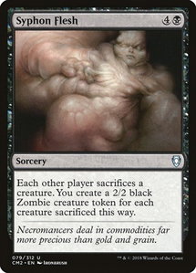 Syphon Flesh - Commander Anthology Volume II (CM2) #79 - Uncommon Magic: The Gathering Trading Card