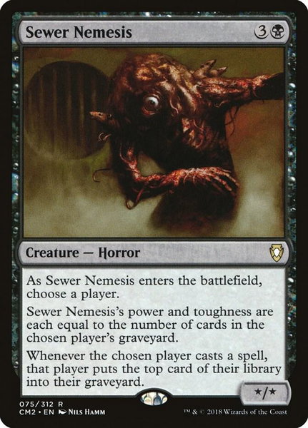 Sewer Nemesis trading card from Commander Anthology Volume II Sewer Nemesis - Commander Anthology Volume II Magic: The Gathering trading card
