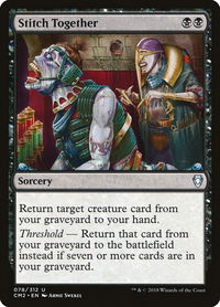 Stitch Together - Commander Anthology Volume II (CM2) #78 - Uncommon Magic: The Gathering Trading Card