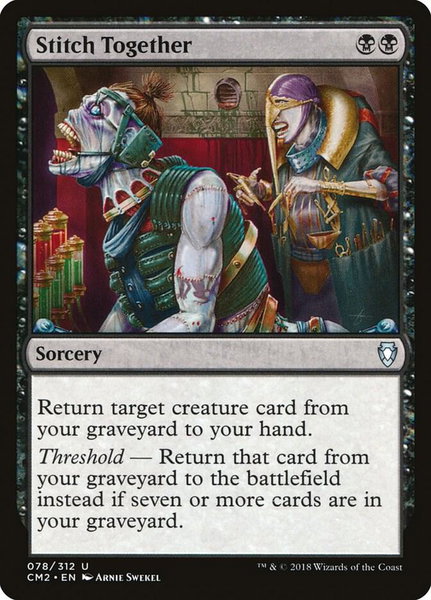Stitch Together trading card from Commander Anthology Volume II Stitch Together - Commander Anthology Volume II Magic: The Gathering trading card
