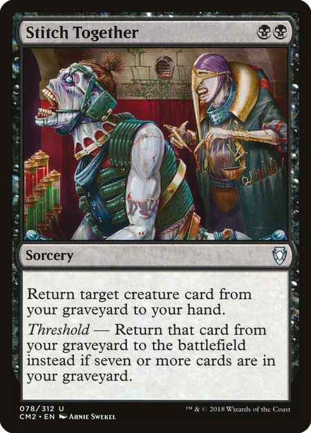 Stitch Together - Commander Anthology Volume II Magic: The Gathering trading card
