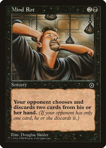 Mind Rot - Portal Second Age (P02) #78 - Common Magic: The Gathering Trading Card