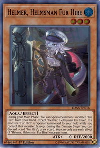 Helmer, Helmsman Fur Hire - Dark Saviors (DASA) #DASA-EN016 - Super Rare YuGiOh Trading Card