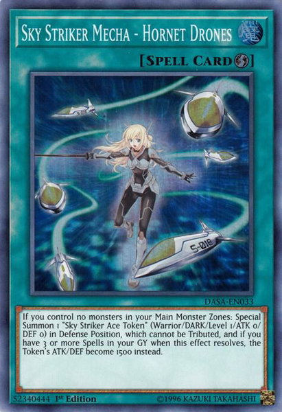 Sky Striker Mecha - Hornet Drones - Dark Saviors YuGiOh trading card