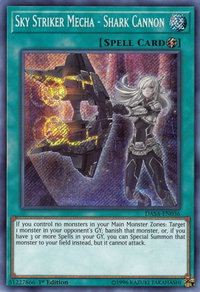Sky Striker Mecha - Shark Cannon - Dark Saviors (DASA) #DASA-EN036 - Secret Rare YuGiOh Trading Card