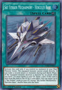 Sky Striker Mecharmory - Hercules Base - Dark Saviors (DASA) #DASA-EN037 - Super Rare YuGiOh Trading Card