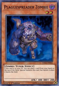 Plaguespreader Zombie - Dark Saviors (DASA) #DASA-EN041 - Super Rare YuGiOh Trading Card