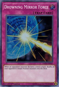 Drowning Mirror Force - Dark Saviors (DASA) #DASA-EN045 - Super Rare YuGiOh Trading Card