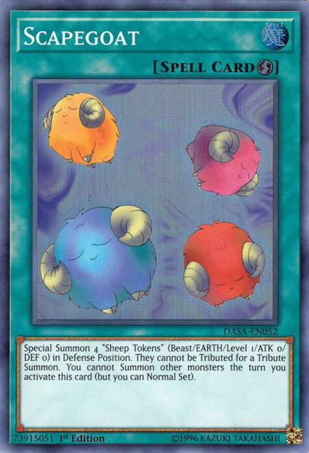 Scapegoat - Dark Saviors YuGiOh trading card