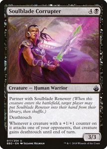 Soulblade Corrupter - Battlebond (BBD) #17 - Uncommon Magic: The Gathering Trading Card