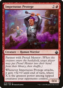 Impetuous Protege - Battlebond (BBD) #19 - Uncommon Magic: The Gathering Trading Card