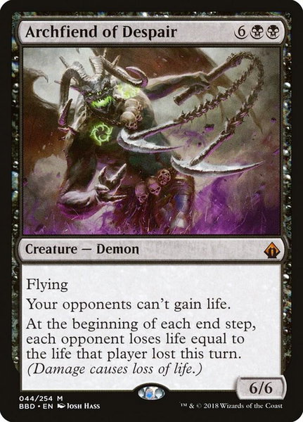 Archfiend of Despair - Battlebond Magic: The Gathering trading card