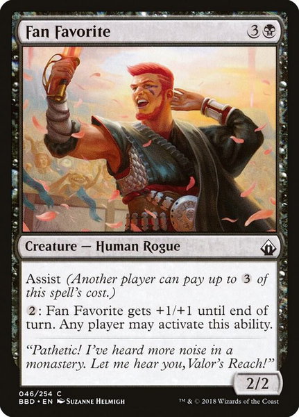 Fan Favorite trading card from Battlebond Fan Favorite - Battlebond Magic: The Gathering trading card