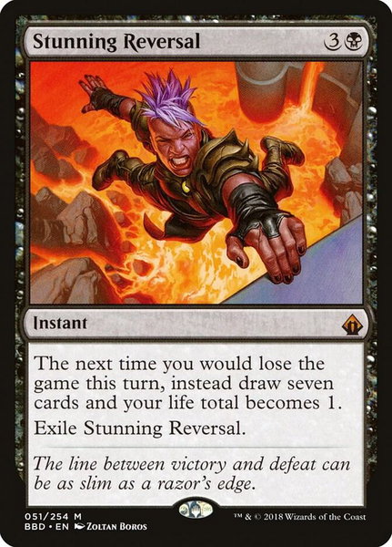 Stunning Reversal trading card from Battlebond Stunning Reversal - Battlebond Magic: The Gathering trading card