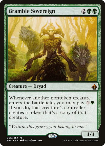 Bramble Sovereign - Battlebond Magic: The Gathering trading card