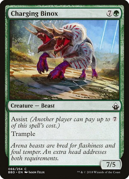 Charging Binox - Battlebond Magic: The Gathering trading card