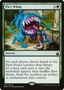 Pir's Whim - Battlebond (BBD) #73 - Rare Magic: The Gathering Trading Card
