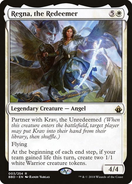 Regna, the Redeemer - Battlebond Magic: The Gathering trading card