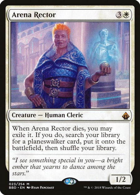 Arena Rector - Battlebond Magic: The Gathering trading card