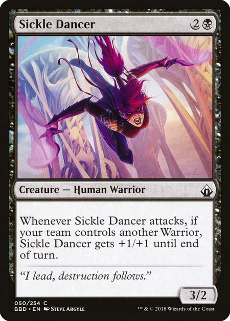 Sickle Dancer - Battlebond Magic: The Gathering trading card
