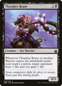 Thrasher Brute - Battlebond (BBD) #52 - Uncommon Magic: The Gathering Trading Card