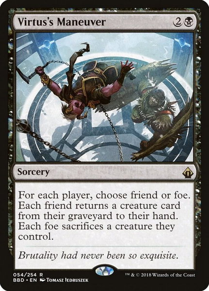 Virtus's Maneuver - Battlebond Magic: The Gathering trading card